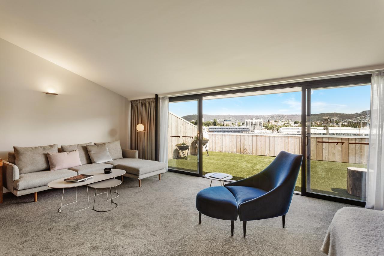 Macq 01 Hotel Χόμπαρτ Εξωτερικό φωτογραφία Living room